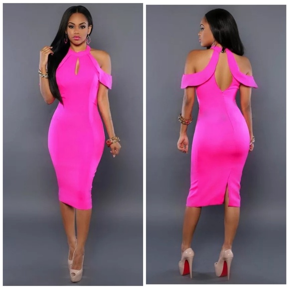 draped bodycon dress